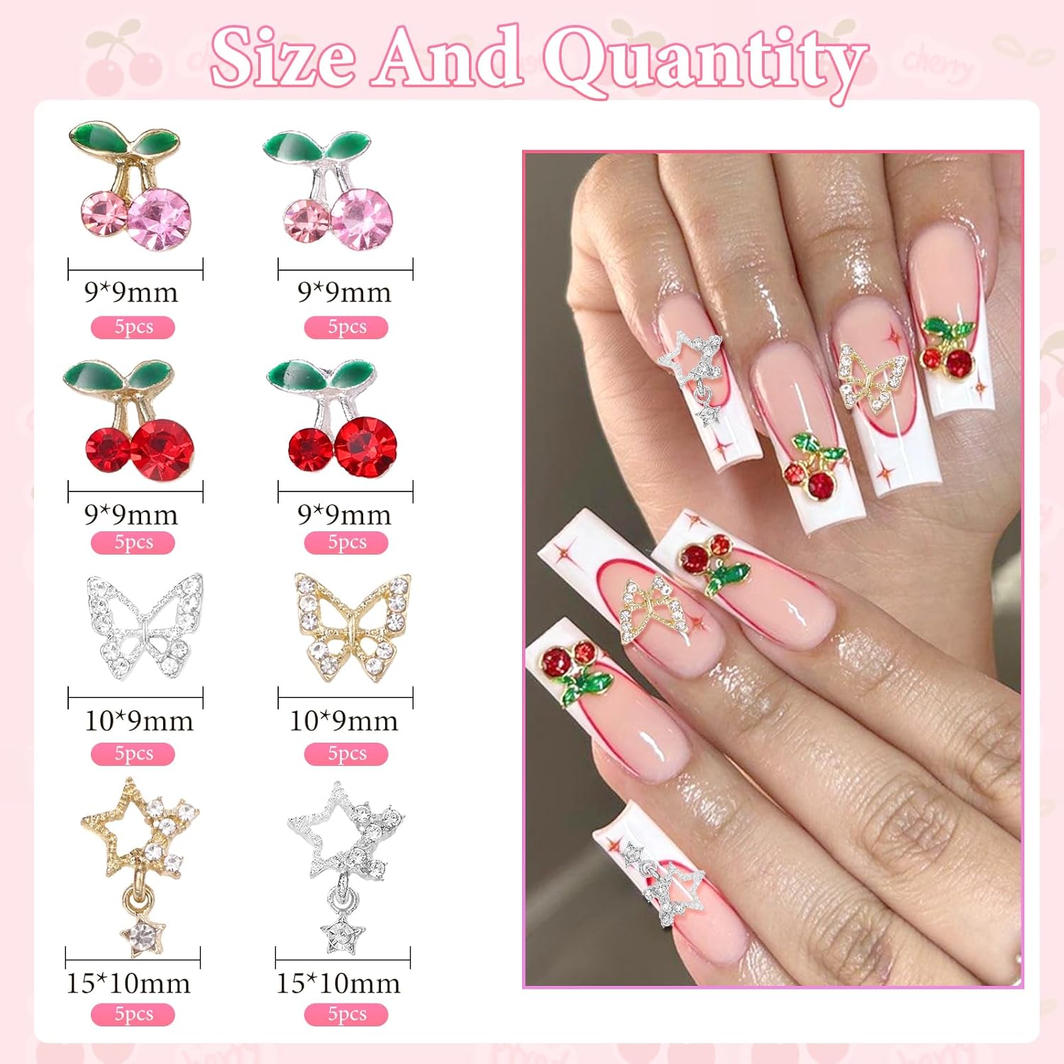 40 Adet Alaşım Tırnak Taşlar T - Nail Art Valentines Day incelemesi ve fiyatı