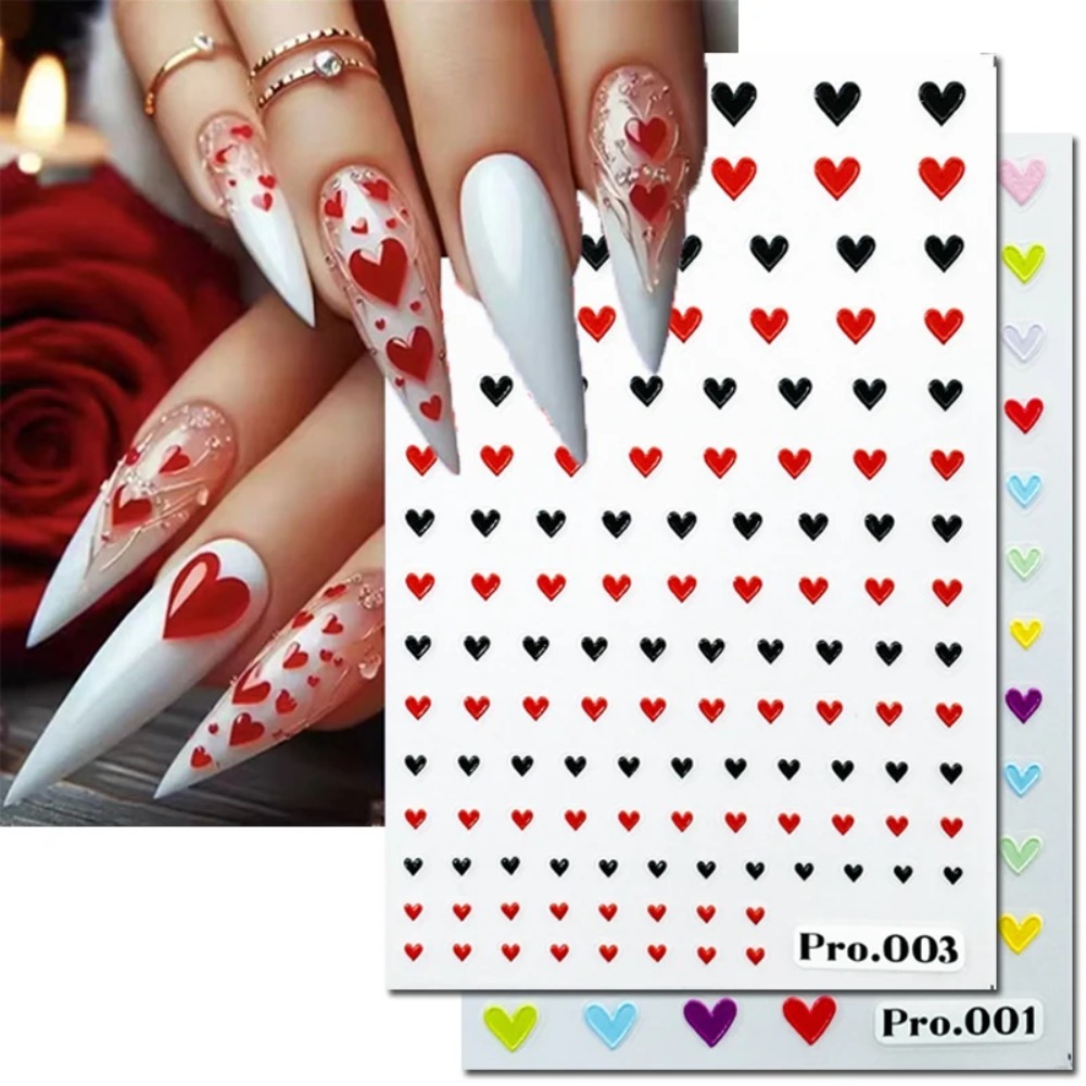5D Kabartmalı Tırnak Sanatı St - Nail Art Valentines Day incelemesi ve fiyatı