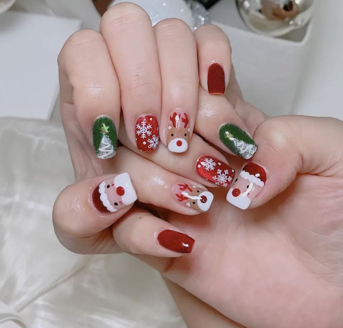 Noel Temalı Takma Tırnaklar No - Nail Art Press On incelemesi ve fiyatı