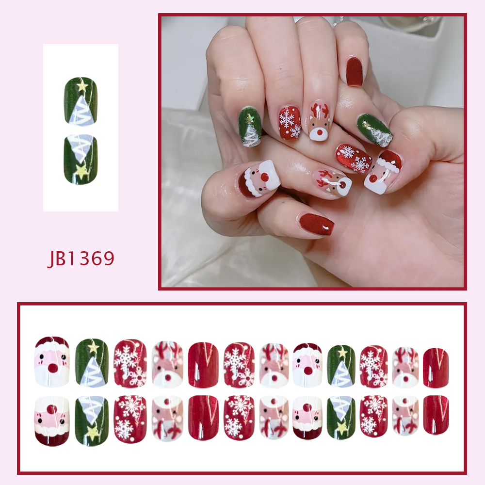 Noel Temalı Takma Tırnaklar No - Nail Art Press On incelemesi ve fiyatı