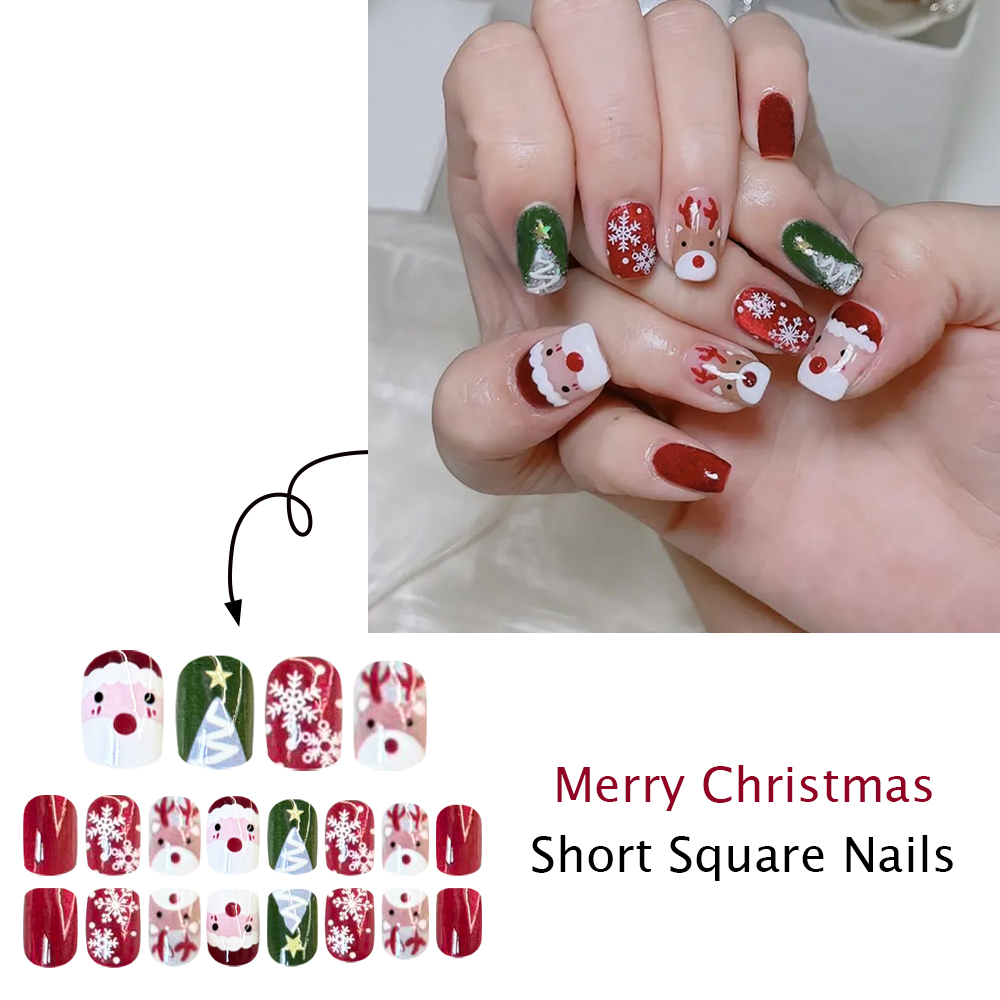 Noel Temalı Takma Tırnaklar No - Nail Art Press On incelemesi ve fiyatı