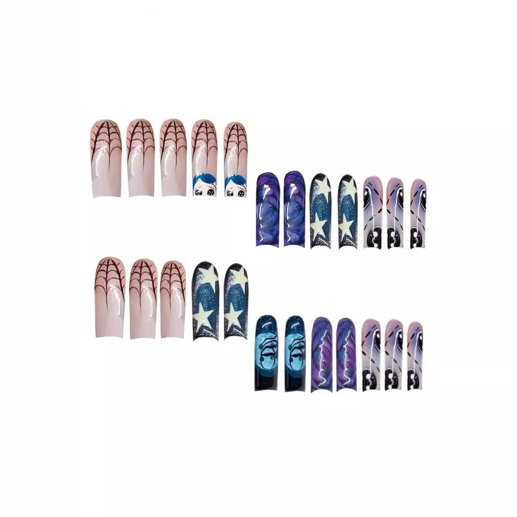 24 adet Y2k yıldız Graffiti ba - Nail Art Press On incelemesi ve fiyatı