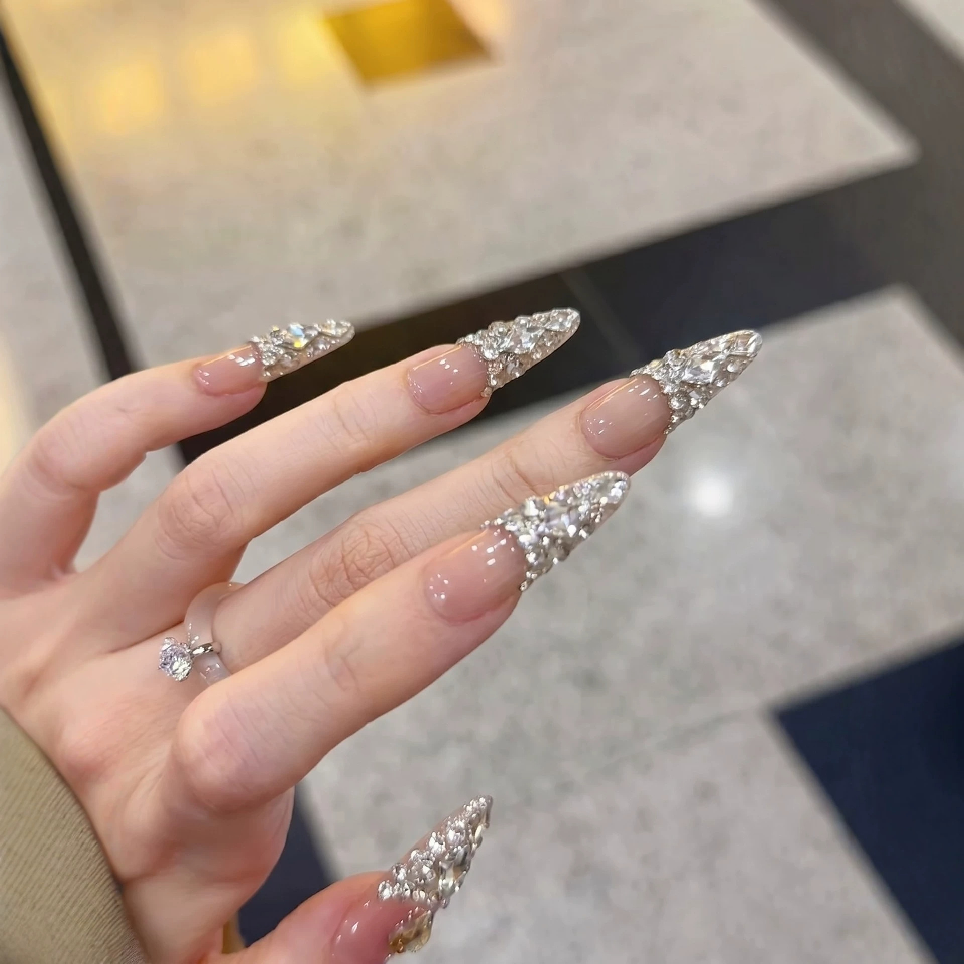 10 adet, düğün partisi ve ziya - Nail Art Press On incelemesi ve fiyatı